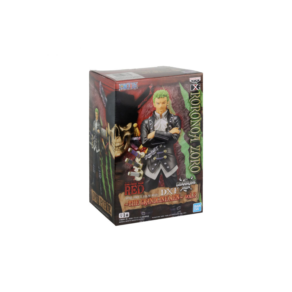 Action Figure One Piece - Roronoa Zoro - DXF - The Grandline Men - 18950/13397